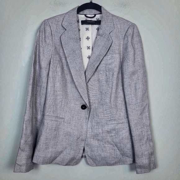 Zara Gray Women's Blazer Size S - Picture 1 of 6